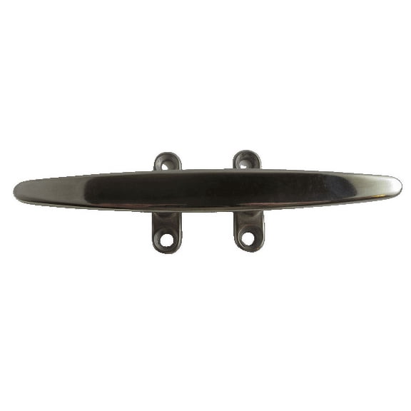 US Stainless 8" Stainless Steel 316 Trim Line Cleat with Marine Grade Boat Deck or Flagpole