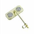 thumbnail image 2 of Fenix Cycles Rectangle Bike Mirror Gold, White Reflectors, 2 of 3