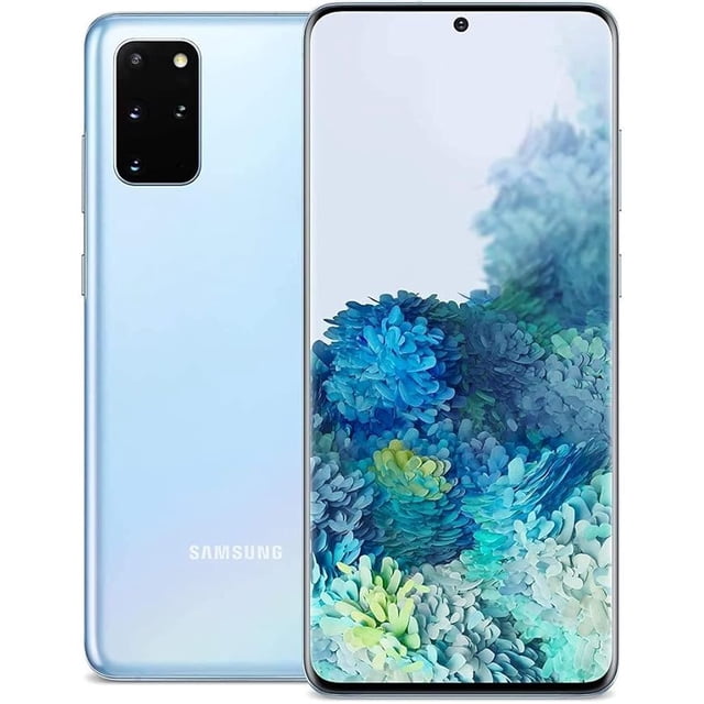 Samsung Galaxy S20+ 5G 128GB Unlocked Smartphone (Cloud Blue) Certified Refurbished Excellent Condition