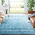 thumbnail image 2 of SAFAVIEH Tulum Coriander Oriental Area Rug, Turquoise/Blue, 6'7" x 6'7" Square, 2 of 9