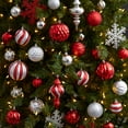 thumbnail image 4 of Nearly Natural Holiday Deluxe Shatterproof, 81&nbsp; Count Christmas Tree Ornament Box Set, Re-Useable Container, Assorted, 4 of 5
