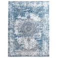 thumbnail image 3 of Rugking Vintage Area Rug, 5' x 7', Distressed Blue Floral Printed Rugs Non-Slip Backing, 3 of 8