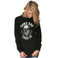 thumbnail image 4 of Defend Freedom Liberty Flag Skull Long Sleeve TShirt Men Women Brisco Brands S, 4 of 6