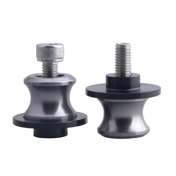 2 paquetes 8MM M8 motocicleta Universal brazo superior carretes deslizadores tornillo CNC brazo Titanio kusrkot Tornillos del soporte del brazo oscilante