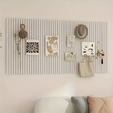 LAMIRO Large Bohemian Felt Wall Tiles-Round Cork Bulletin Boards Corkboards for Wall for Home and Office Decoration Living Room Decoration