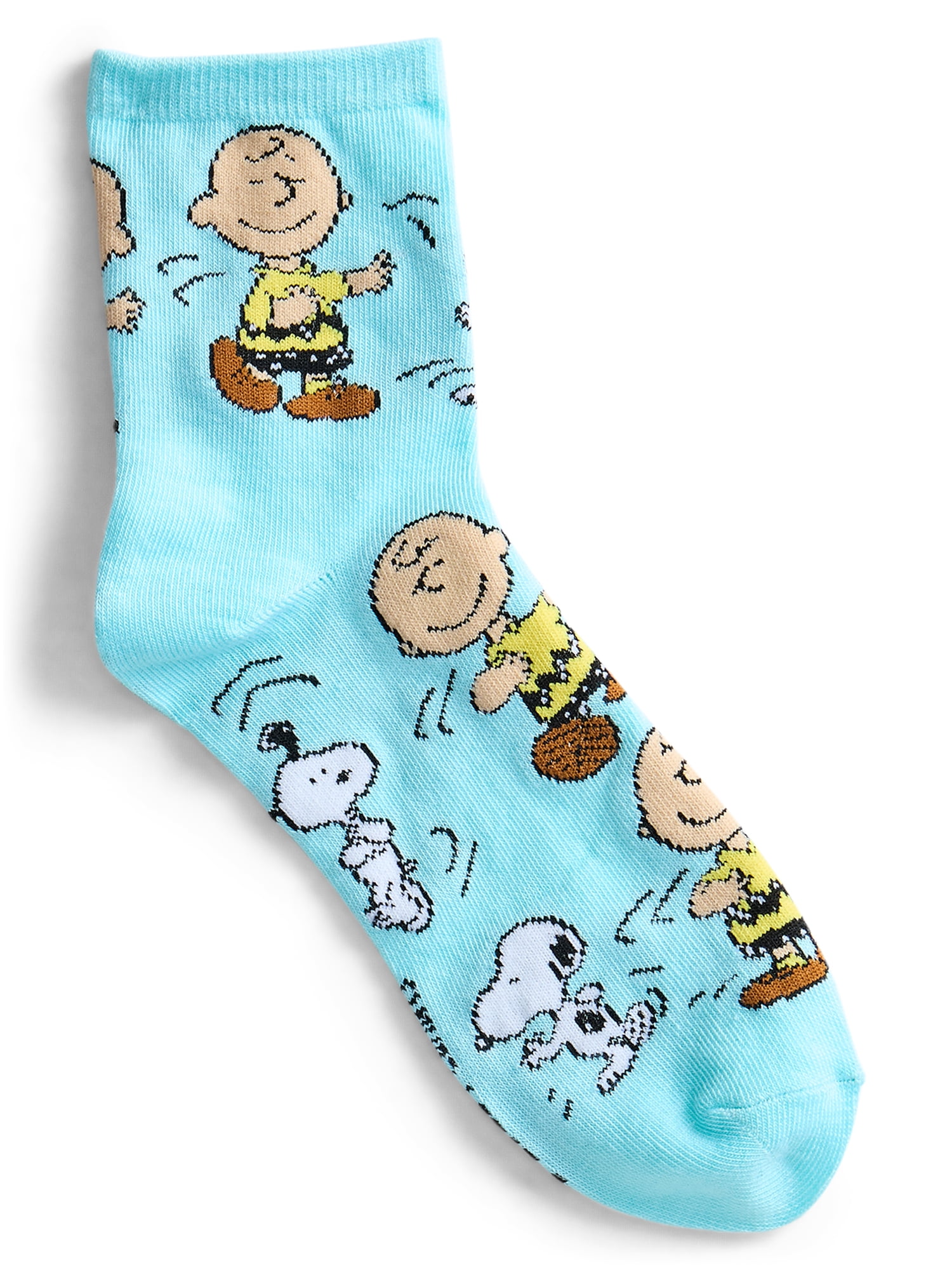 Peanuts Womens' Crew Socks, 10-Pack, Sizes 4-10