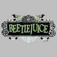 thumbnail image 2 of Women's Beetlejuice Classic Green Logo Graphic T-Shirt, 2 of 4