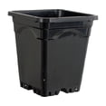 thumbnail image 2 of Hydrofarm Active Aqua HG12X12SB Square Pot (24 Pack), 12 by 12", Black, 2 of 2