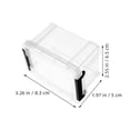 thumbnail image 2 of 4 mini cajas de almacenamiento transparentes para juguetes en casa, 2 of 7