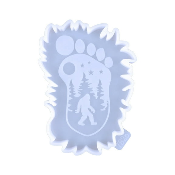 Silicone Coaster Mold for Casting Epoxy Resin Mold Resin Bigfoot Monster Molds