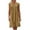 Yellow, variant on Staron Summer Dresses for Women Casual Linen Pleated Dress Round Neck Short Sleeve Loose Fitting A-Line Midi Dress, Yellow XL