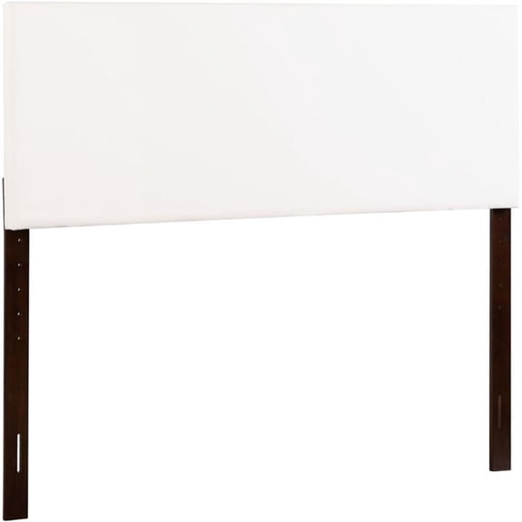 Glory Furniture Faux Leather Upholstered Queen Headboard in White