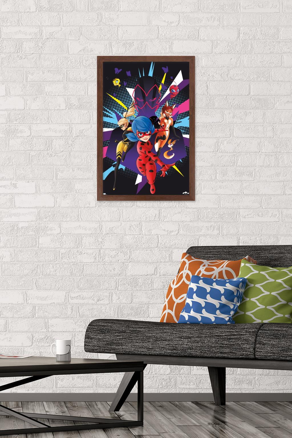Miraculous - Group Wall Poster, 14.725" x 22.375", Framed