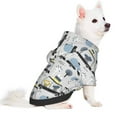 thumbnail image 2 of Xecao Lion Hippo Elephant On The Car Pattern Sweatshirts Winter Pet Dog Hoodie Puppy Coat Dog Sweaters Dog Clothes with Hat Dog Clothes Costume Outfit,Small Pets Wear-X-Large, 2 of 7