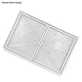 thumbnail image 2 of Dog Pee Pad Holder with Raised Mesh Grate – Expandable Indoor Puppy Potty Tray, Heavy Duty Plastic, Keeps Paws Dry, Fits Standard 24x15 Pads – Alpha Dog Series, 2 of 13