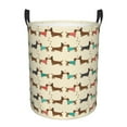 thumbnail image 6 of Picia Dachshund Dog Large Laundry Basket, Waterproof, Freestanding Laundry Hamper, Collapsible Tall Clothes Hamper with Extended Handles-Small, 6 of 8