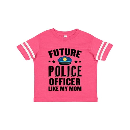 

Inktastic Future Police Officer Like My Mom Gift Toddler Boy or Toddler Girl T-Shirt