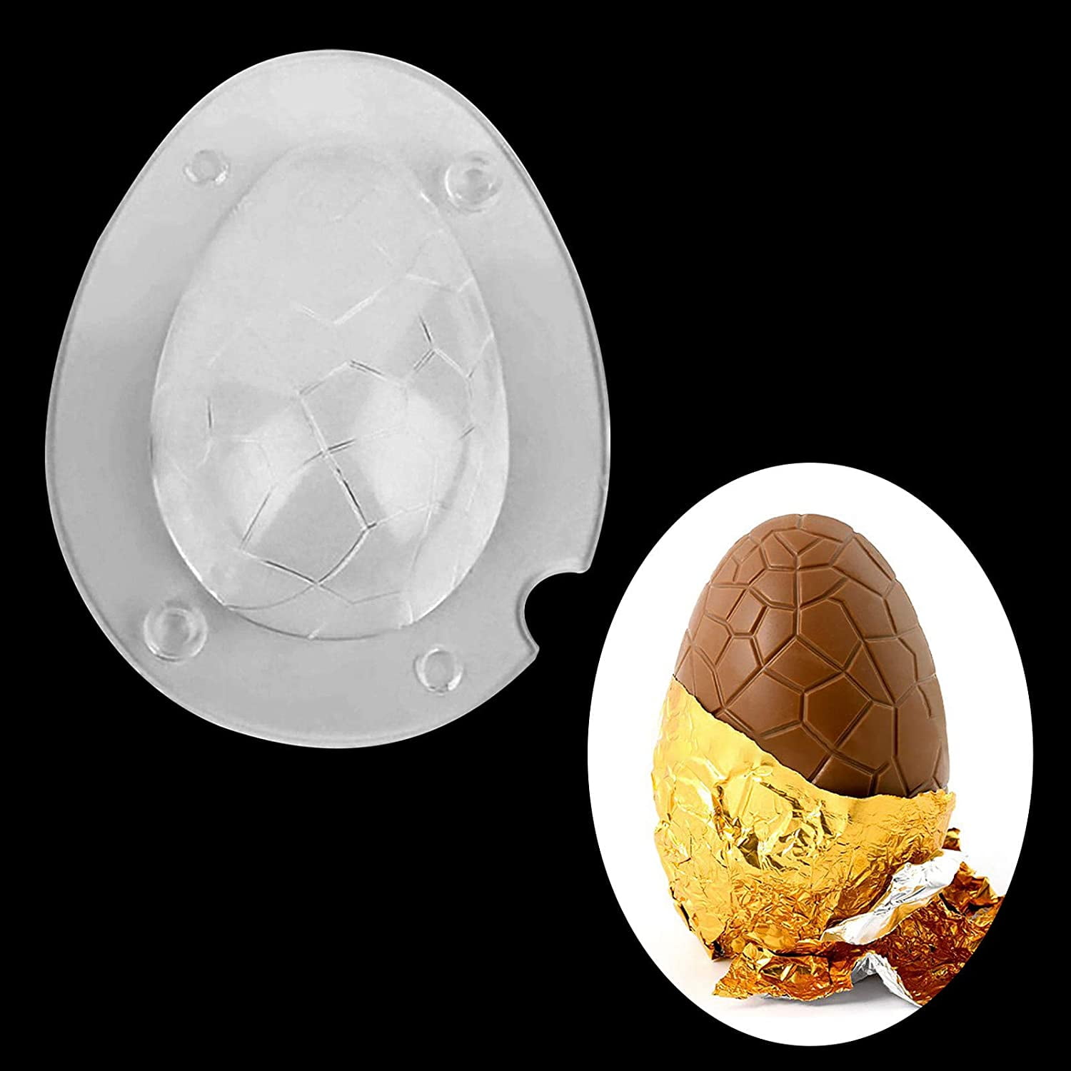 2021 3D Easter Dinosaur Egg Silicone Mold Cake Fondant Chocolate Nonstick Molds 