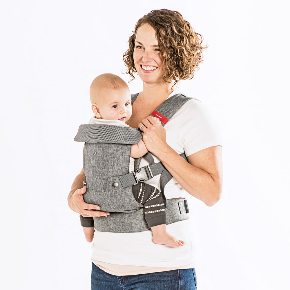 YOU+ME 4-in-1 Ergonomic Baby Carrier, 8 - 32 lbs (Grey Mesh)