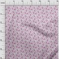 thumbnail image 3 of oneOone Velvet White Fabric Floral Sewing Craft Projects Fabric Prints By Yard 58 Inch Wide, 3 of 4
