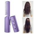 thumbnail image 6 of TOOYFUL Hair Straightener Heated Hair Straightener Comb Portable Multipurpose Hair Straightening Iron Straightening Brush for Beauty Violet, 6 of 10