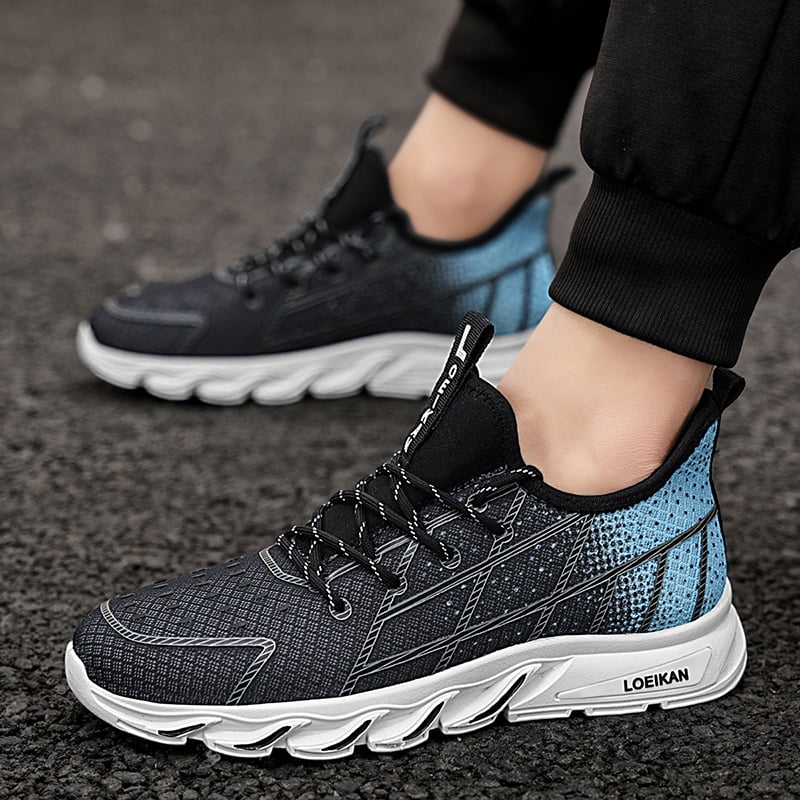 Men's Breathable Tennis Shoes Running Gym Sneakers Casual Sport Walking Trainers