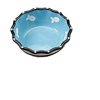 Spot Contemporary Ruffle Cat Dish Blue - 5" Diameter