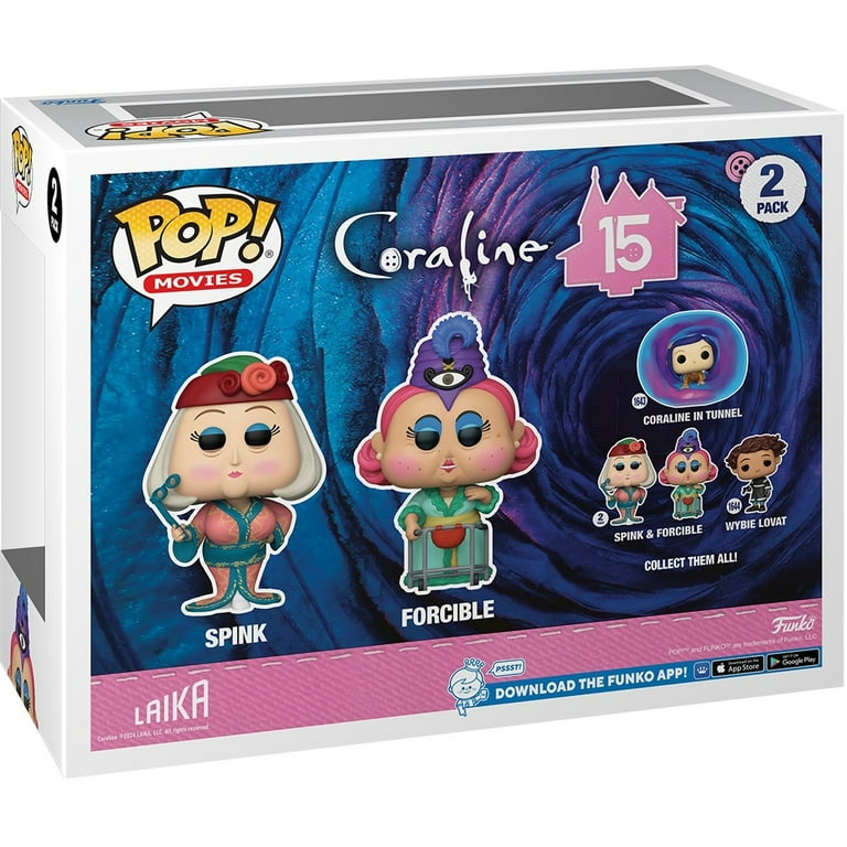 FUNKO POP! Movies: Coraline - Spink & Forcible 2-Pack (15th