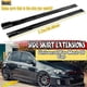 thumbnail image 4 of 8x 2.2m Glossy Black Universal Car Side Skirt Extensions with Rocker Splitters & Diffuser Winglet, 4 of 5