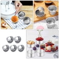 thumbnail image 4 of 5 Pcs Live Cake Mold Bread Pan Baking Tin 4x4 Baking Pan Baking Sheet Set Cheesecake Pans Cake Molds for Baking, 4 of 6