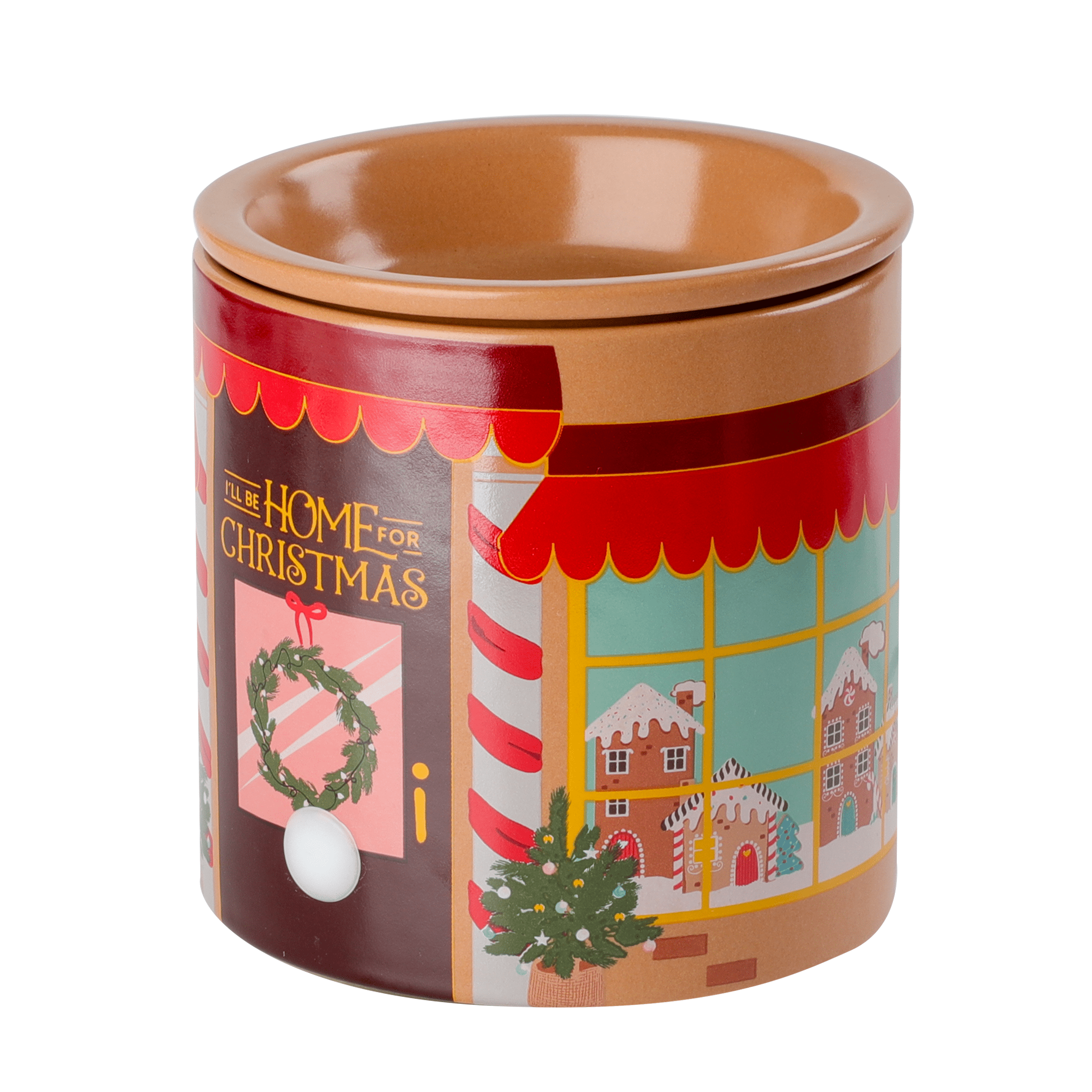 Mainstays Window Scene Full Size Ceramic Fragrance Wax Melt Warmer