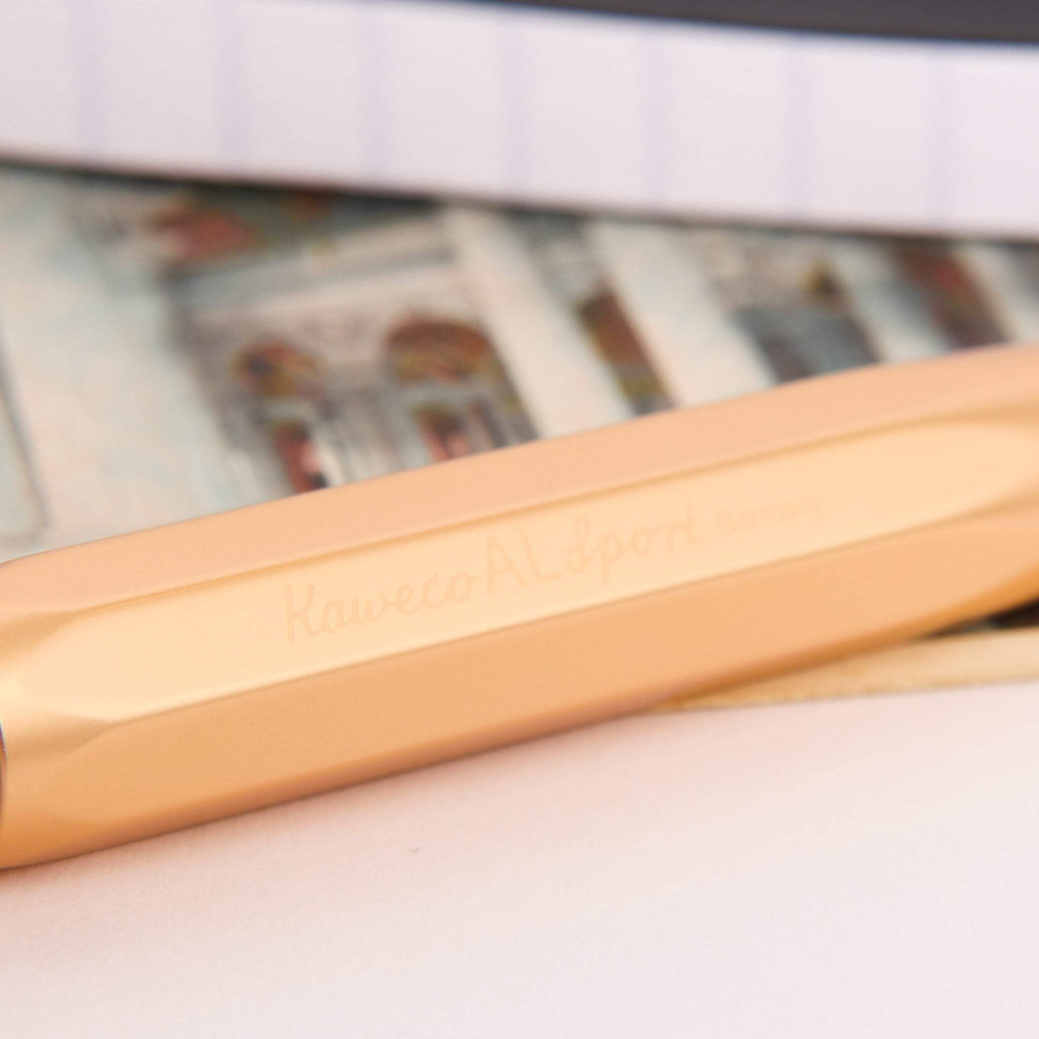 Kaweco AL Sport Gold Fountain Pen - Medium