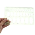thumbnail image 2 of KAKOWELY 4pcs Geometric Stencils For Drawing Circle And Oval Templates Plastic Circle Ruler For Drafting Drawing Tools For Artists,7.68X"X3.94"X0.08", 2 of 5