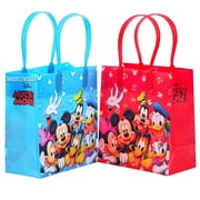 Mickey Mouse Reusable Gift Bags, 12-Pack, 6.5" x 6.5" x 3" in, Party Favor