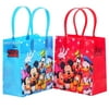 Mickey Mouse 12 Authentic Licensed Party Favor Reusable Medium Goodie Gift Bags 6"