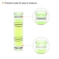 thumbnail image 4 of Uxcell 10 Packs Cylindrical Bubble Level 9.5x40mm Mini Bullseye Spirit Levels for Camera Tripod Telescope, Green, 4 of 6