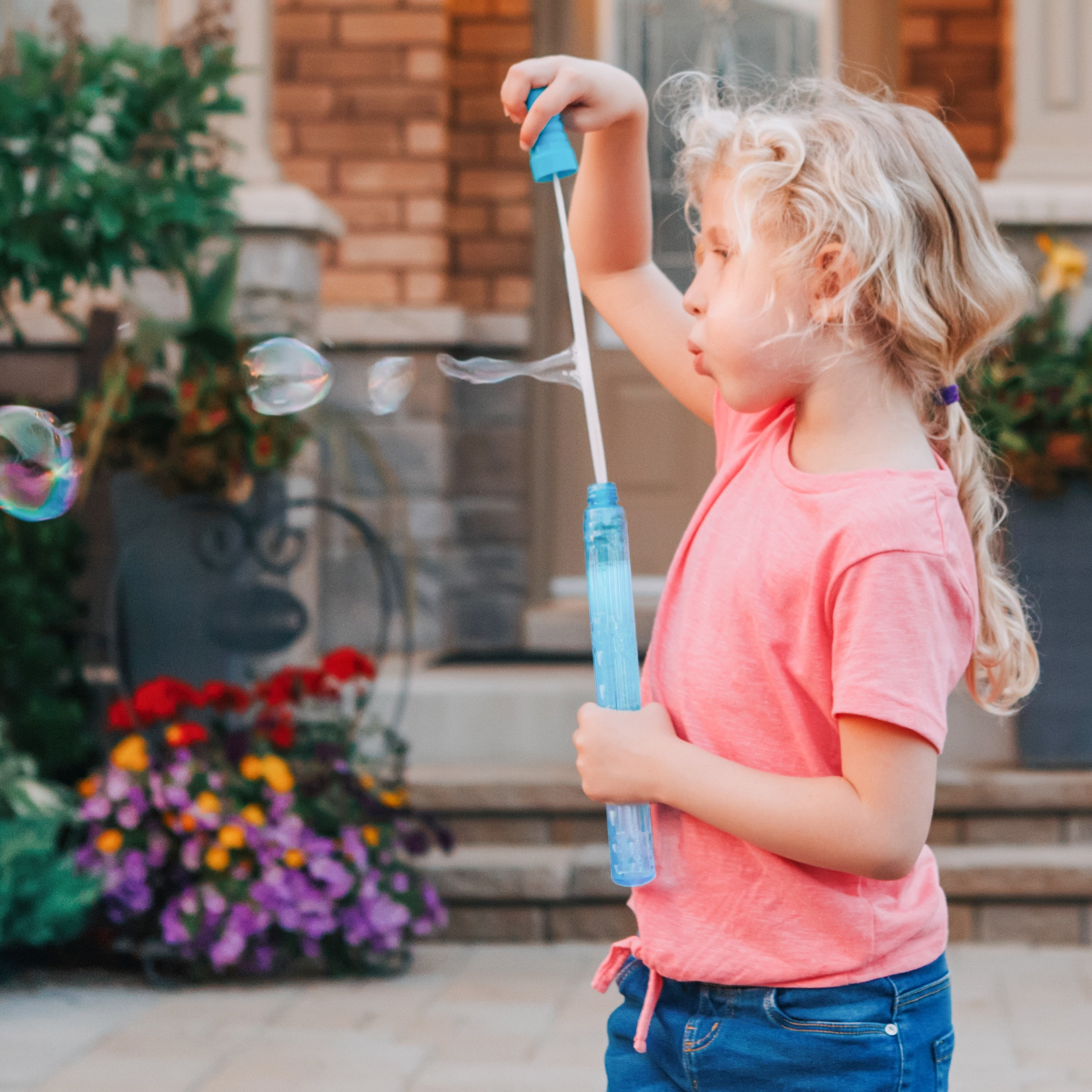 Play Day Blue Bubble Wand 5oz, Single, Children Ages 3 and Up