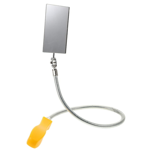 Espejo de inspección telescópico con mango antideslizante, espejo redondo extensible para inspección visual de vehículos, herramienta de detección mecánica, espejo telescópico giratorio de 360 grados