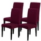 thumbnail image 1 of Fundas para Sillas SearchI Juego de Comedor 4 Piezas Elásticas Rojo Vino, 1 of 7