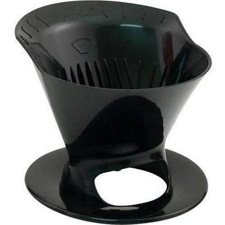 

64007 1 Cup Black Pour-Over Coffee Brew Cone