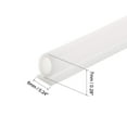 thumbnail image 3 of Uxcell 5 Meters T-Slot Mount Weatherstrip Seal 7mm Bulb Bubble for 6mm Slot White, 3 of 5