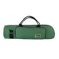 thumbnail image 3 of Bolsa de trompeta de tela Oxford, bolsa de transporte portátil acolchada de 8mm con cremallera, diseño de trompeta Verde, 3 of 8