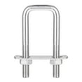 thumbnail image 1 of Unique Bargains Square U-Bolts 2 Sets 27mm Inner Width 75mm Length M8 304 Stainless Steel U Clamp Bolt, 1 of 5