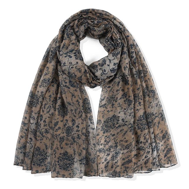 Jusqu'à 65 % de Rabais Mode Foulard Longue Imprimée pour Femmes Châle Foulards Doux Foulard à la Mode en Liquidation