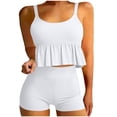 thumbnail image 2 of Traje de baño Tankini vintage estampado para mujer Traje de baño conservador Falda de playa estampada para mujer Traje de baño de dos piezas para mujer Trajes de baño tankini para mujer Traje de baño, 2 of 8