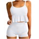 thumbnail image 2 of Traje de baño Tankini vintage estampado para mujer Traje de baño conservador Falda de playa estampada para mujer Traje de baño de dos piezas para mujer Trajes de baño tankini para mujer Traje de baño, 2 of 8