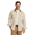 thumbnail image 1 of Camisa de franela para hombre Izod Stratton de manga larga con botones, color Crockery, talla pequeña, 1 of 4