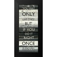 thumbnail image 2 of Schick, Mike 10x18 Black Modern Framed Museum Art Print Titled - Zephyr Quote I, 2 of 5