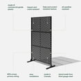 thumbnail image 3 of Veradek Outdoor Privacy Screen 3-Panel Set w/ Stand - (Arrow), 3 of 10