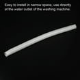 thumbnail image 3 of Uxcell Washing Machine Drain Hose 26mm Inner Dia 530mm Length Corrugated Pipe White, 3 of 5